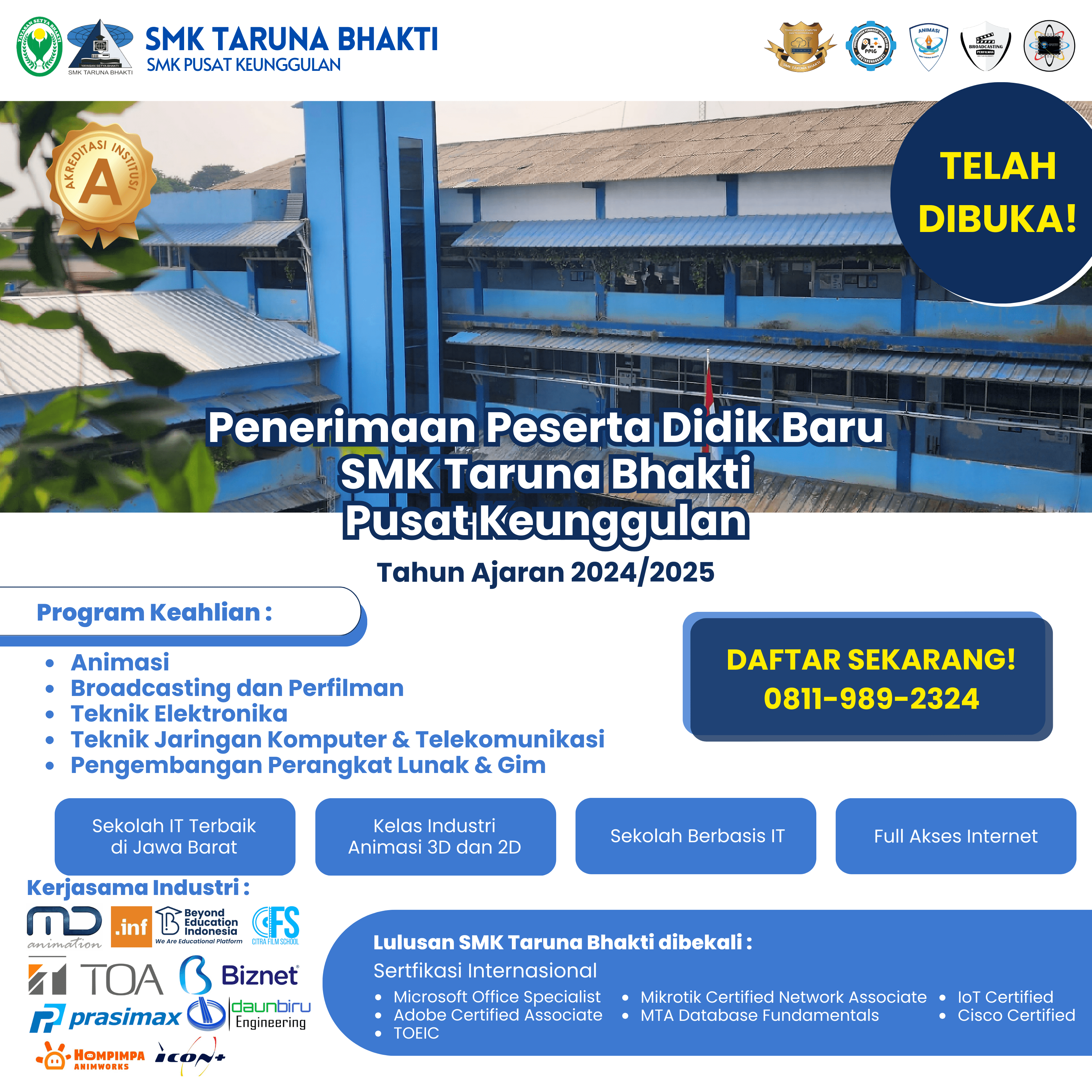 Informasi Ppdb Smk Taruna Bhakti Depok 0970